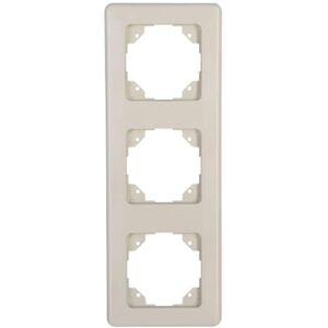 Kopp 303301088 Cover Frame Face Plate 3-fold Europe, Cream/White, 3-fach Kopp 303301088 Cover Frame Face Plate 3-fold Europe, Cream/White, 3-fach