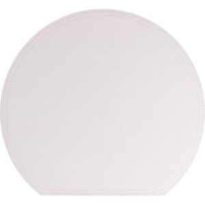 Tivoli Horeca White PVC Half Moon Placemat 36.5 x 33 cm Set of 6 Tivoli Horeca White PVC Half Moon Placemat 36.5 x 33 cm Set of 6