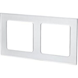 Zarivy Glass Wall Plate with 2 Keys, Silver Design, Ideal for Electrical installations and Modern Decoration. Zarivy Glass Wall Plate with 2 Keys, Silver Design, Ideal for Electrical installations and Modern Decoration.