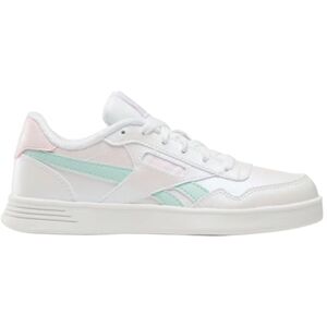 Reebok Court Advance Sneaker, FTWRWHITE/GLITCHAQUA/FROSTEDBERRY, 5.5 UK Reebok Court Advance Sneaker, FTWRWHITE/GLITCHAQUA/FROSTEDBERRY, 5.5 UK