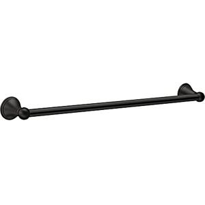 Moen DN8424BL Preston 24 Inch Towel Bar, Matte Black Moen DN8424BL Preston 24 Inch Towel Bar, Matte Black