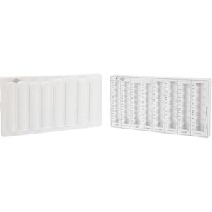 WEDO 160500937 Euro Coin Counting Tray with Lid 33 x 18 x 4.5 cm Light Grey WEDO 160500937 Euro Coin Counting Tray with Lid 33 x 18 x 4.5 cm Light Grey
