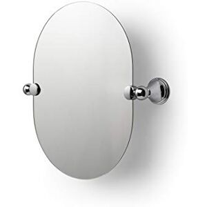 Croydex Westminster Oval Bathroom Mirror with Tilting Hinges Small Mirror with Safety Backed Glass, Adjustable Tilt Brackets and Concealed Fixings (40 x 30cm) Croydex Westminster Oval Bathroom Mirror with Tilting Hinges Small Mirror with Safety Backed Glass, Adjustable Tilt Brackets and Concealed Fixings (40 x 30cm)