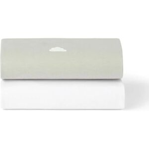 Snuz Moses Basket Sheets 2 Pack 100% Jersey Cotton Moses Basket Fitted Sheet or Pram Sheets Sized 37.5 x 75cm, Fits Baskit, Machine Washable, Breathable & Soft Baby Bedding, Grey Spot Snuz Moses Basket Sheets 2 Pack 100% Jersey Cotton Moses Basket Fitted Sheet or Pram Sheets Sized 37.5 x 75cm, Fits Baskit, Machine Washable, Breathable & Soft Baby Bedding, Grey Spot