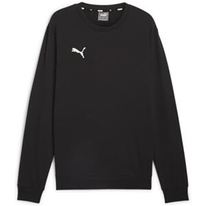 Puma Mens Teamgoal Casuals Crew Neck Knitted Sweater, Black- White, XL EU Puma Mens Teamgoal Casuals Crew Neck Knitted Sweater, Black- White, XL EU
