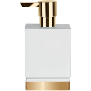 Spirella Porcelain Roma Soap Dispenser, White/Gold Spirella Porcelain Roma Soap Dispenser, White/Gold
