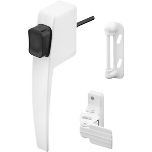 PRiME Products K 5145 Screen & Storm Door Latch Set, Diecast Construction, White, Push Button, Outswing PRiME Products K 5145 Screen & Storm Door Latch Set, Diecast Construction, White, Push Button, Outswing