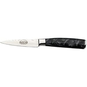 Rio Sunrise Collection 3.5" Paring Knife, Stainless Steel with Resin Handles, Jet Black Rio Sunrise Collection 3.5" Paring Knife, Stainless Steel with Resin Handles, Jet Black