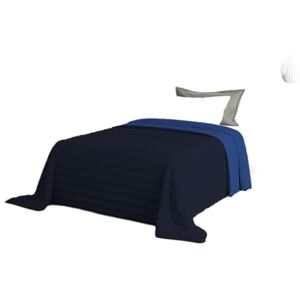 Italian Bed Linen Elegant Single Summer Bedspread 170 x 270 cm blue Italian Bed Linen Elegant Single Summer Bedspread 170 x 270 cm blue