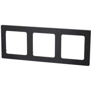 VoltShine Aluminium Wall Plate, German/French Style, with Three Keys in Elegant Black Colour. Ideal for Those Looking for Design and functionality in Every Detail. VoltShine Aluminium Wall Plate, German/French Style, with Three Keys in Elegant Black Colour. Ideal for Those Looking for Design and functionality in Every Detail.