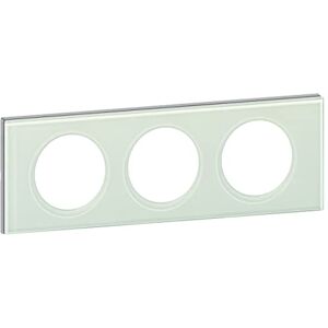 Legrand Céliane2 Plaque with 3 Holes, Clear, LEG69313 Legrand Céliane2 Plaque with 3 Holes, Clear, LEG69313