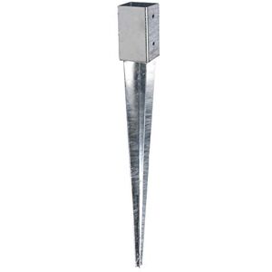 Alberts Ground Socket for Hammering/for Square Timber Posts Hop-Dip-Galvanised Alberts Ground Socket for Hammering/for Square Timber Posts Hop-Dip-Galvanised