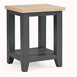 Julian Bowen Bordeaux Lamp Table, Dark Grey Julian Bowen Bordeaux Lamp Table, Dark Grey