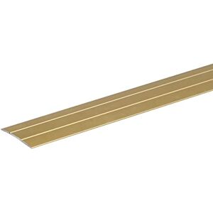 Alberts Transition Profile Self-Adhesive with 2 Grooves Aluminium 900 x 38 mm goldfarbig eloxiert Alberts Transition Profile Self-Adhesive with 2 Grooves Aluminium 900 x 38 mm goldfarbig eloxiert