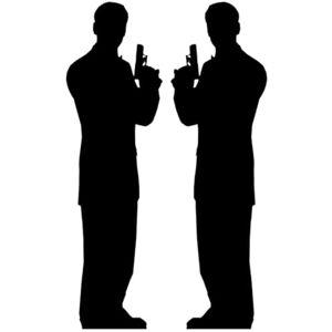 STAR CUTOUTS Cut Out of A Secret Agent Male (Pack of 2) STAR CUTOUTS Cut Out of A Secret Agent Male (Pack of 2)