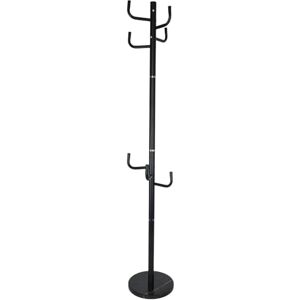 Relaxdays freestanding Coat Rack, with 8 Hooks, Iron Design, HWD: 176 x 30 x 30 cm, Black, Marble Relaxdays freestanding Coat Rack, with 8 Hooks, Iron Design, HWD: 176 x 30 x 30 cm, Black, Marble