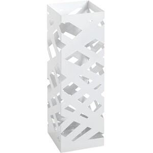 HAKU Möbel Umbrella Stand White, Metal Size: W 16 cm X H 48 cm X D 16 cm, Style: Modern HAKU Möbel Umbrella Stand White, Metal Size: W 16 cm X H 48 cm X D 16 cm, Style: Modern