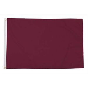 AZ FLAG Plain Maroon Flag 3x5 Ft 100D Polyester Maroon Solid Color Banner with Two Metal Grommets Fade Resistant Vivid Colors 3' x 5' Feet 150x90 Cm AZ FLAG Plain Maroon Flag 3x5 Ft 100D Polyester Maroon Solid Color Banner with Two Metal Grommets Fade Resistant Vivid Colors 3' x 5' Feet 150x90 Cm
