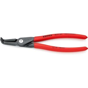 KNIPEX Precision Circlip Pliers for internal circlips in bore holes grey atramentized, with non-slip plastic coating 210 mm 48 21 J31 KNIPEX Precision Circlip Pliers for internal circlips in bore holes grey atramentized, with non-slip plastic coating 210 mm 48 21 J31