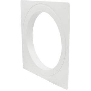 La Ventilazione PM150B Placca Bianca per passaggio a Muro ø 150 mm Senza imbocco Wall Plate for Passage, White La Ventilazione PM150B Placca Bianca per passaggio a Muro ø 150 mm Senza imbocco Wall Plate for Passage, White