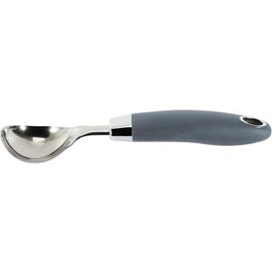 Lily cook , KP0061 Ergonomic Stainless Steel Ice Cream Scoop, Ideal for Serving Perfect Ice Balls, Melon or Desserts, Easy to Clean, 215 cm, Black Silver Lily cook , KP0061 Ergonomic Stainless Steel Ice Cream Scoop, Ideal for Serving Perfect Ice Balls, Melon or Desserts, Easy to Clean, 215 cm, Black Silver