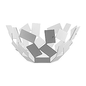 Alessi MT02 W La Stanza Dello Scirocco Fruit Holder in Steel Coloured with Epoxy Resin, White, 27.3 x 12.7 x 27.3 cm Alessi MT02 W La Stanza Dello Scirocco Fruit Holder in Steel Coloured with Epoxy Resin, White, 27.3 x 12.7 x 27.3 cm
