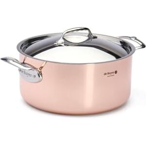 DE BUYER 6242.28 Prima Matera Stewpan with Magnetic Bottom and Stainless Steel Lid, 28 cm Diameter DE BUYER 6242.28 Prima Matera Stewpan with Magnetic Bottom and Stainless Steel Lid, 28 cm Diameter