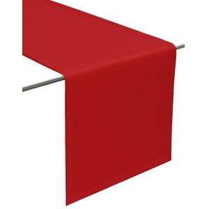 Lemos Home Table Runner Made of Minimate Fabric Modern, Smooth, Wide Hem, Non-Iron, Durable, Washable up to 60°C, Can be Tumble Dried, Kitchen and Living Room, Choice of Size and Colour (Red, 45 x 150) Lemos Home Table Runner Made of Minimate Fabric Modern, Smooth, Wide Hem, Non-Iron, Durable, Washable up to 60°C, Can be Tumble Dried, Kitchen and Living Room, Choice of Size and Colour (Red, 45 x 150)