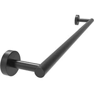 RARXTR 24 Inch Matte Black Towel Bar Towel Rack for Bathroom Kitchen Hand Towel Holder Dish Cloths Hanger SUS304 Stainless Steel RUSTPROOF Wall Mount (Matte Black) RARXTR 24 Inch Matte Black Towel Bar Towel Rack for Bathroom Kitchen Hand Towel Holder Dish Cloths Hanger SUS304 Stainless Steel RUSTPROOF Wall Mount (Matte Black)