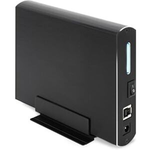 Blendend External Enclosure 3.5" Compatible with SATA Hard Drives. USB 3.0/3.1 Gen1 Connection for Fast Data Transfer. Colour: Black, Sturdy and Portable Design for Easy handling and Safe Storage. Blendend External Enclosure 3.5" Compatible with SATA Hard Drives. USB 3.0/3.1 Gen1 Connection for Fast Data Transfer. Colour: Black, Sturdy and Portable Design for Easy handling and Safe Storage.