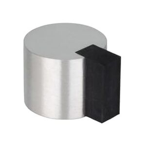 EVI Herrajes Adhesive Floor Door Stop Ø24x20mm Stainless Steel for Interior and Exterior Door Protector 04019324AM EVI Herrajes Adhesive Floor Door Stop Ø24x20mm Stainless Steel for Interior and Exterior Door Protector 04019324AM