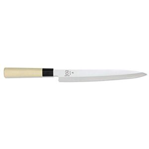 Mercer Culinary Asian Collection Knives 10-inch Yanagi Sashimi Knife NSF Handle, Wooden Mercer Culinary Asian Collection Knives 10-inch Yanagi Sashimi Knife NSF Handle, Wooden