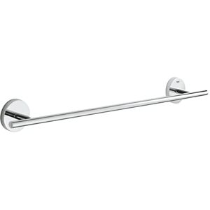 Grohe Start Cosmopolitan QuickFix Towel Rail (Metal, Concealed Fastening, Including Screws and Dowels, Extra Easy to Fit with QuickGlue), Size 522mm, Chrome, 41166000 Grohe Start Cosmopolitan QuickFix Towel Rail (Metal, Concealed Fastening, Including Screws and Dowels, Extra Easy to Fit with QuickGlue), Size 522mm, Chrome, 41166000