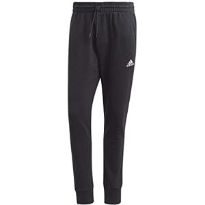 adidas Men's Essentials French Terry Tapered Cuff Pants, Black, S adidas Men's Essentials French Terry Tapered Cuff Pants, Black, S