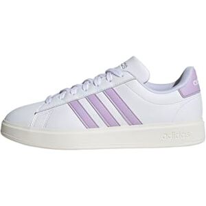 adidas Women's Grand Cloudfoam Lifestyle Court Comfort Shoes, FTWR White/Powder Plum/core White, 7.5 UK adidas Women's Grand Cloudfoam Lifestyle Court Comfort Shoes, FTWR White/Powder Plum/core White, 7.5 UK