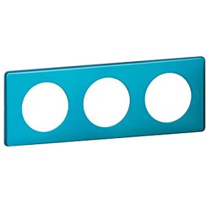 Legrand LEG98896 Céliane2 Plate with 3 Holes-Blue Snake Legrand LEG98896 Céliane2 Plate with 3 Holes-Blue Snake