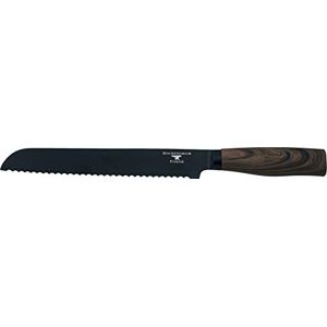 Rio Forester Series 8" Serrated Bread Knife Stainless Steel Blade with Black Oxide Coating Ergonomic Wooden Handle, RF-6186P Rio Forester Series 8" Serrated Bread Knife Stainless Steel Blade with Black Oxide Coating Ergonomic Wooden Handle, RF-6186P