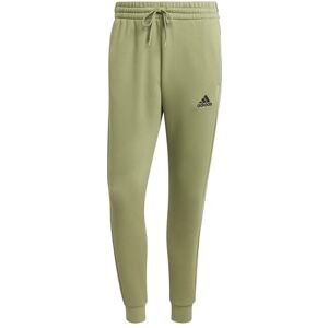 adidas Men's Essentials Fleece 3-Stripes Tapered Cuff Pants, Tent Green F16, XXS Short adidas Men's Essentials Fleece 3-Stripes Tapered Cuff Pants, Tent Green F16, XXS Short