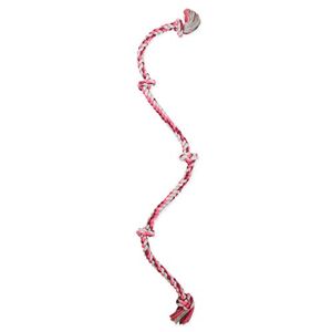 Mammoth Pet Products Mammoth Flossy Chews Color 5 Knot Rope Tug – Premium Cotton-Poly Tug Toy for Dogs – Interactive Dog Rope Toy – Tug Dog Chew Toy for Large X-Large Dogs Super XL 72” Mammoth Pet Products Mammoth Flossy Chews Color 5 Knot Rope Tug – Premium Cotton-Poly Tug Toy for Dogs – Interactive Dog Rope Toy – Tug Dog Chew Toy for Large X-Large Dogs Super XL 72”