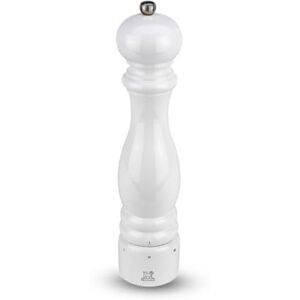 PEUGEOT Saveurs d'Epices Paris U'Select Pepper Mill, Wood, White Lacquer, 6.70 x 6.70 x 30.00 cm PEUGEOT Saveurs d'Epices Paris U'Select Pepper Mill, Wood, White Lacquer, 6.70 x 6.70 x 30.00 cm