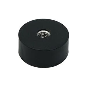FIRST4MAGNETS Rubber Coated Pot Magnet for DIY, Engineering, Manufacturing, Hanging and Holding Applications 22mm dia x 10mm thick x M5 thread hole 3.8kg Pull Pack of 4 FIRST4MAGNETS Rubber Coated Pot Magnet for DIY, Engineering, Manufacturing, Hanging and Holding Applications 22mm dia x 10mm thick x M5 thread hole 3.8kg Pull Pack of 4