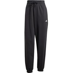adidas Women's Essentials Small Logo French Terry Cuffed Pants, Black/White, XS adidas Women's Essentials Small Logo French Terry Cuffed Pants, Black/White, XS