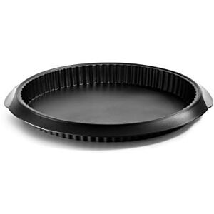 Lékué 1200 ml Quiche Cake Mould, Black Lékué 1200 ml Quiche Cake Mould, Black