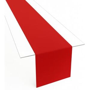 Lemos Home Table Runner Made of Minimate Fabric Modern, Smooth, Wide Hem, Non-Iron, Durable, Washable at 60°C, Can be Tumble Dried. Kitchen and Living Room, Choice of Size and Colour (Red, 40 x 250) Lemos Home Table Runner Made of Minimate Fabric Modern, Smooth, Wide Hem, Non-Iron, Durable, Washable at 60°C, Can be Tumble Dried. Kitchen and Living Room, Choice of Size and Colour (Red, 40 x 250)