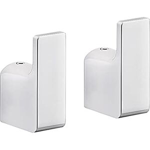 Gedy G-Kuala Lumpur, 2 Single Hangers, Chrome Color, Clothes Rack Made of Cromall, Brass and Glass, 2 Year Warranty, Measures 5.3 x 2 x 3.3 cm and Weight 0.19 kg, R&D Design, Chromed, Unique Gedy G-Kuala Lumpur, 2 Single Hangers, Chrome Color, Clothes Rack Made of Cromall, Brass and Glass, 2 Year Warranty, Measures 5.3 x 2 x 3.3 cm and Weight 0.19 kg, R&D Design, Chromed, Unique