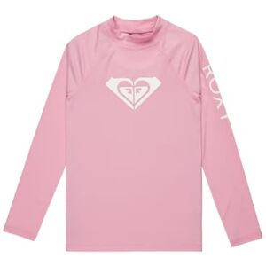 Roxy Long Sleeve UPF 50 Rash Vest WHOLE HEARTED LS Girls Pink 8/S Roxy Long Sleeve UPF 50 Rash Vest WHOLE HEARTED LS Girls Pink 8/S