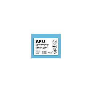 APLI 014267 Pack of 25 Sheets of Card 500 x 650 mm Sky Blue APLI 014267 Pack of 25 Sheets of Card 500 x 650 mm Sky Blue