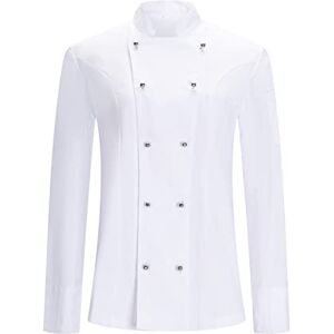 MISEMIYA Women's Chef Jacket Woman Chef Uniforms Women's Kitchen Jacket Ref.848 Medium, Chef Jackets 848 White MISEMIYA Women's Chef Jacket Woman Chef Uniforms Women's Kitchen Jacket Ref.848 Medium, Chef Jackets 848 White