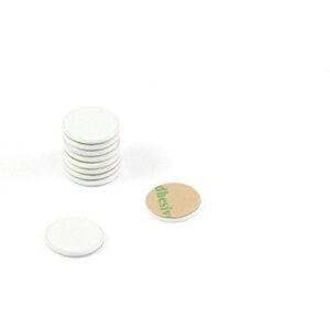 FIRST4MAGNETS White Painted Mild Steel Disc with 3M Self Adhesive for Arts, Crafts, Model Making, DIY and Hobbies 10mm dia x 1mm thick Pack of 100 FIRST4MAGNETS White Painted Mild Steel Disc with 3M Self Adhesive for Arts, Crafts, Model Making, DIY and Hobbies 10mm dia x 1mm thick Pack of 100
