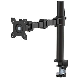 Amazon Basics Monitor Stand Height-Adjustable Steel Black - Monitor Stand Amazon Basics Monitor Stand Height-Adjustable Steel Black - Monitor Stand
